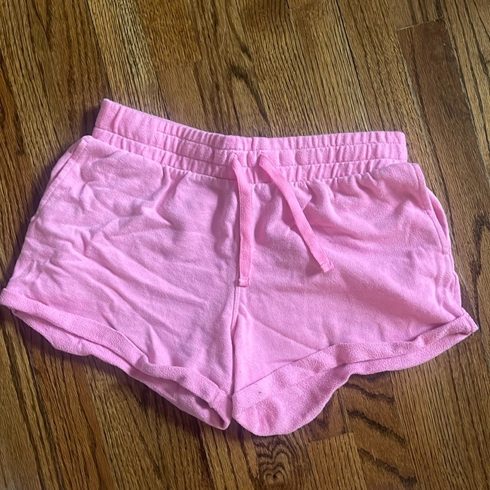 Pink sweatshorts